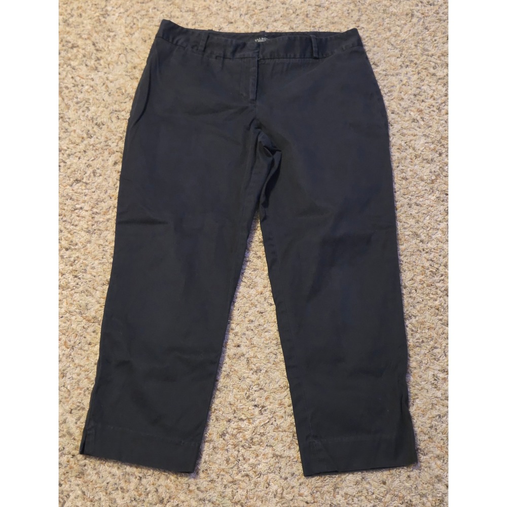 Talbots Signature Straight Leg Pants Women's Size 10 Black